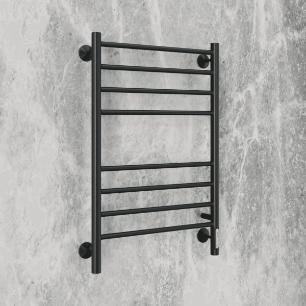 Полотенцесушитель электрический TERMINUS Аврора П6 450х600 электро КС 9005 матовый