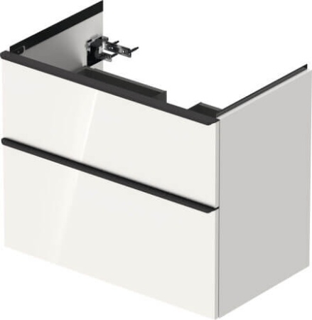 Тумба под раковину Duravit D-Neo 80 см DE435502222 подвесная, белый глянец