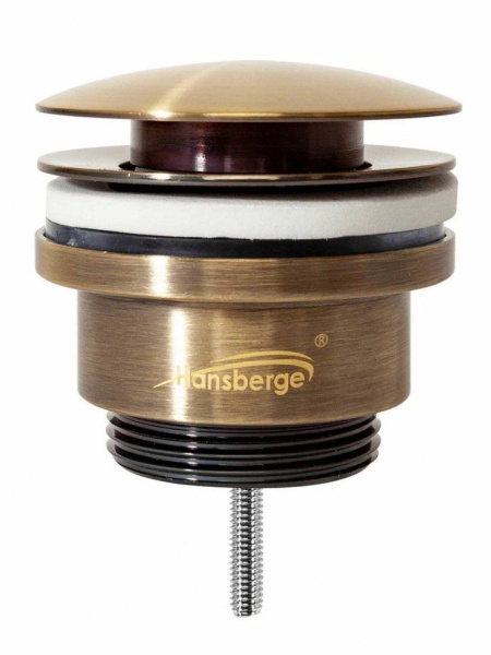 Донный клапан для раковины Hansberge H107 Бронза