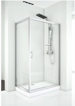 Душевой уголок Aquanet Alfa NAA1131 150x80, прозрачное стекло