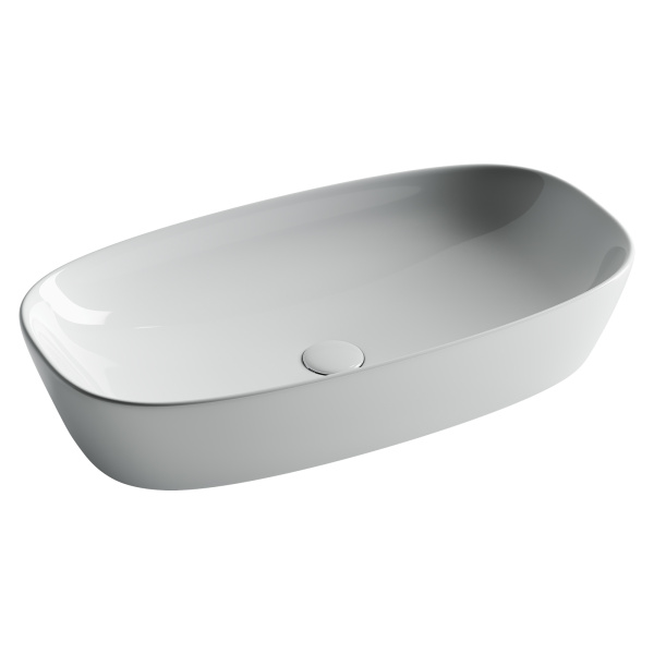 Умывальник Ceramicanova чаша накладная овальная Element 600x380x140мм