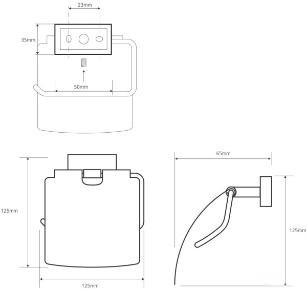 Держатель туалетной бумаги Bemeta Plaza 118112012