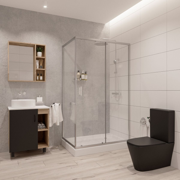 Душевое ограждение Niagara Nova NG-6612-08 120x80x190 прямоугольник, двери раздвижные