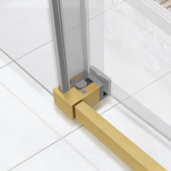 Душевая дверь Vincea Slim Soft VDS-1SS120CLG, 1200, брашированное золото, стекло прозрачное