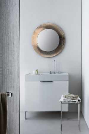 Подвесная раковина Kartell by laufen 90х46х12 см, отверстие для смесителя, без перелива, SaphirKeramik 8.1033.9.000.111.1