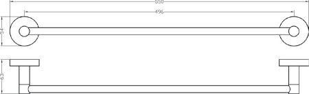 Держатель для полотенец Bemeta Rawell 104104282