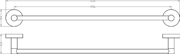 Держатель для полотенец Bemeta Rawell 104104282