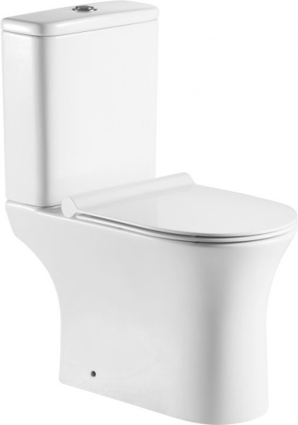 Чаша напольного унитаза Aquanet Rimless Roll 2-C CL-12289