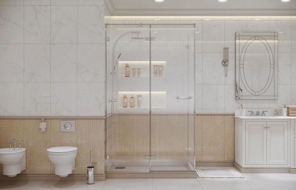 Душевой уголок Ambassador Abner 10011104L, прямоугольный, 120х90 см