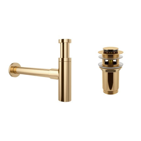 Комплект 3 в 1 Lavinia Boho Bathroom Sink 21520526: накладная фарфоровая раковина 60 см, металлический сифон, донный клапан