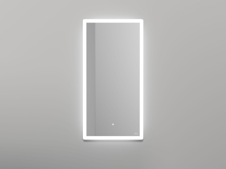 Зеркало для ванной ARMONIA овальное  с двойной LED подсветкой 450*900*25 mm