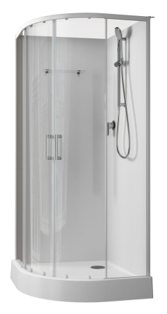 Душевая кабина Aquanet Passion EVO R white 90x90 набор 1