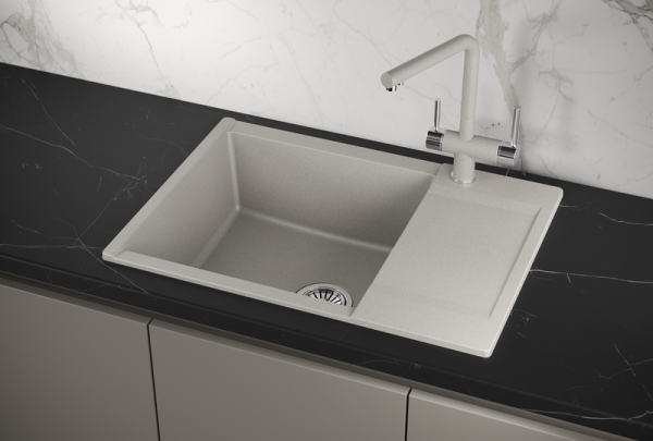 Мойка для кухни Granula Estetica 7003 базальт, 70х50 см, прямоугольная