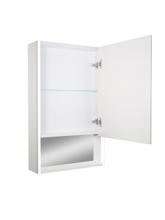 Зеркальный шкаф для ванной 50х80см белый Reflexion Box White с регулируемой LED подсветкой RF2420WH