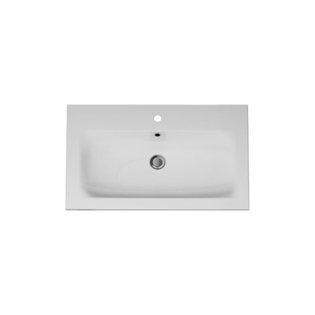 M70AWCC0802WG Spirit V2.0, Раковина мебельная AM.PM, керамическая, 80 см, встроенная, цвет: белый, глянец