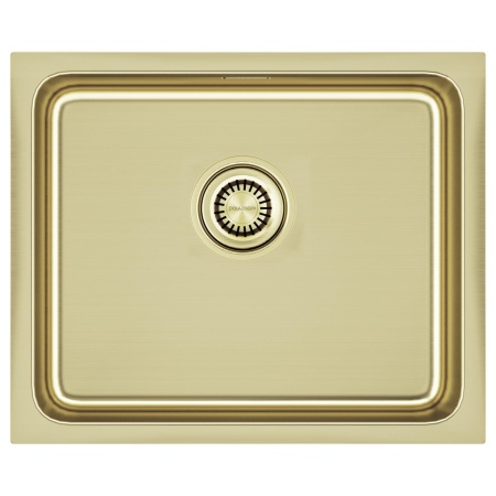 Мойка нерж. сталь VISTA 54, PM305444-LG, светлое золото, 540х440мм, Paulmark