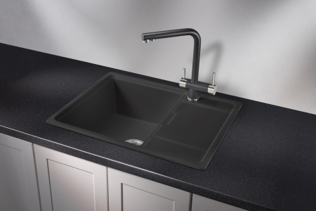 Мойка для кухни Granula 6503 турмалин, 65х50 см, прямоугольная