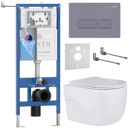 Комплект 6 в 1 RoxenBath StounFix Dual Fresh 966779  (состоит из: 710200, Caspia 410280DG, 530155-01)