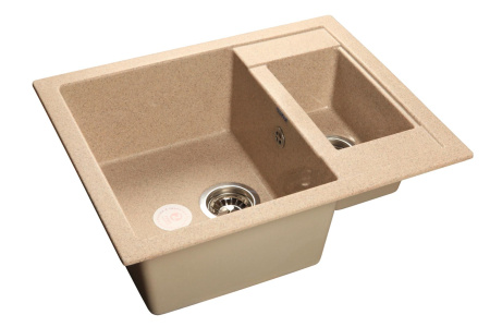 Кухонная мойка GranFest QUADRO Q-610K песочный