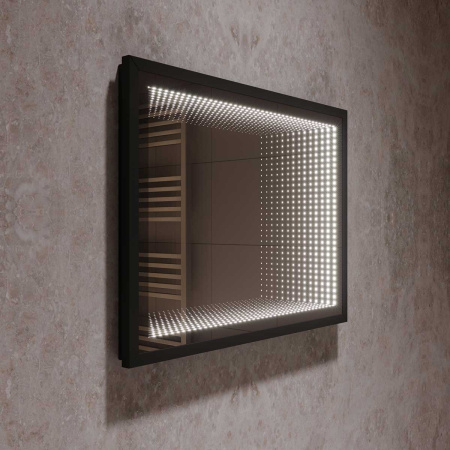 Зеркало Vincea LED 800 VLM-2M800MB, 800x600 c выключателем-датчиком на движение, черное