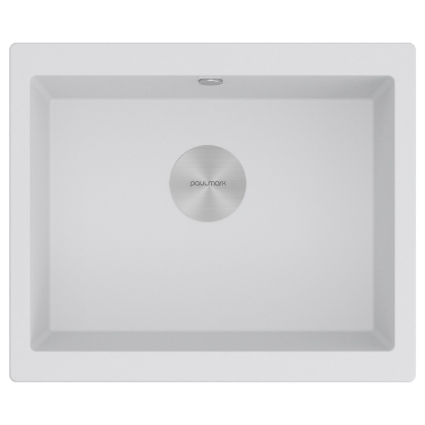 Мойка GERA 60, IT-GRANIT, PM205546-WH, белый, 555х460, подст. мон. Paulmark