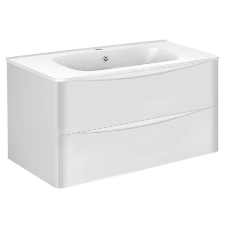 Тумба под раковину Vincea Paola 1000 подвесная, 2 выкатных ящика soft close, G.White