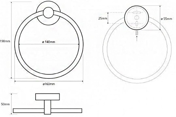 Держатель для полотенец Bemeta Neo 104104065
