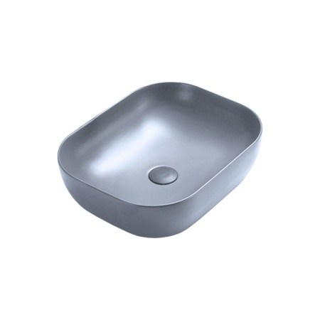 Раковина керамическая Vincea VBS-101MO, 505х405х140, накладная, цвет океан матовый