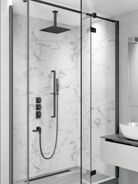 Встраиваемая душевая система с термостатом TIMO Selene SX-2239/03SM, черный