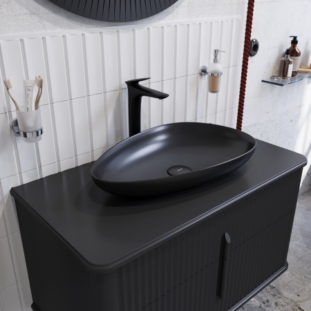Смеситель для раковины STWORKI Молде S23020BK черный