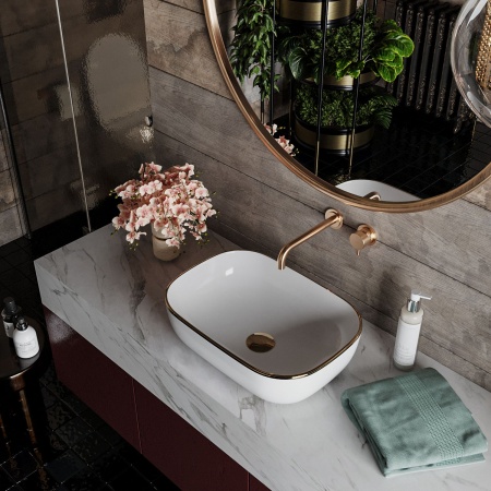 Умывальник RoxenBath Antares Gold 570160-G