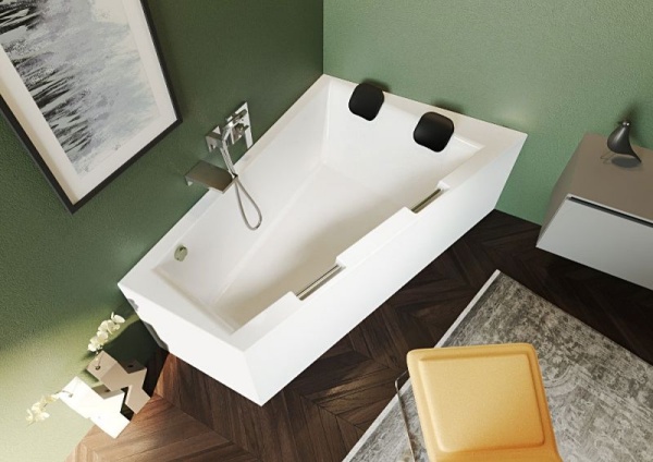 Акриловая ванна Riho Doppio Plug&Play 180х130 L BD4500500000000