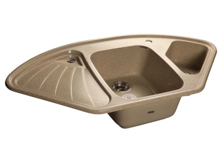 Кухонная мойка GranFest CORNER C-1040E песочный