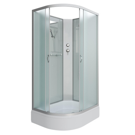 Душевая кабина Niagara Classic NG-33984-14RBK 90х80х200, средний поддон 26 см, стекло матовое