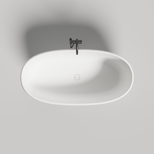 Ванна отдельностоящая Salini LUCE 170x85 покраска по RAL полностью, S-Stone, матовый 100121MF