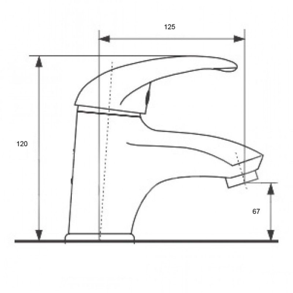 Смеситель для мойки Сантаком StOnix 1104