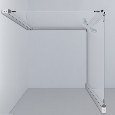 Душевой уголок Vincea Orta VSS-1O9090CL, 900*900, хром, стекло прозрачное