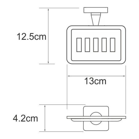 Мыльница решетка WasserKRAFT Dill K-3969