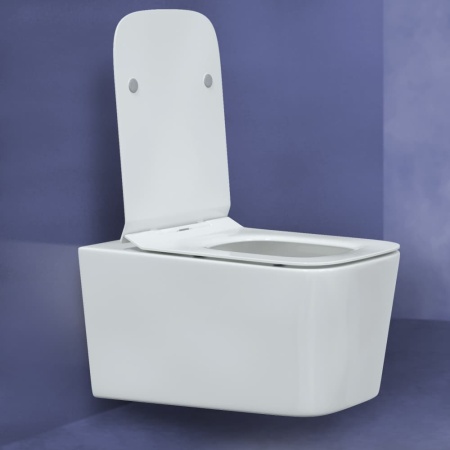 Унитаз BERGES подвесной FLOE 55 см, сиденье дюропласт Floe Slim SO, микролифт, быстросьем