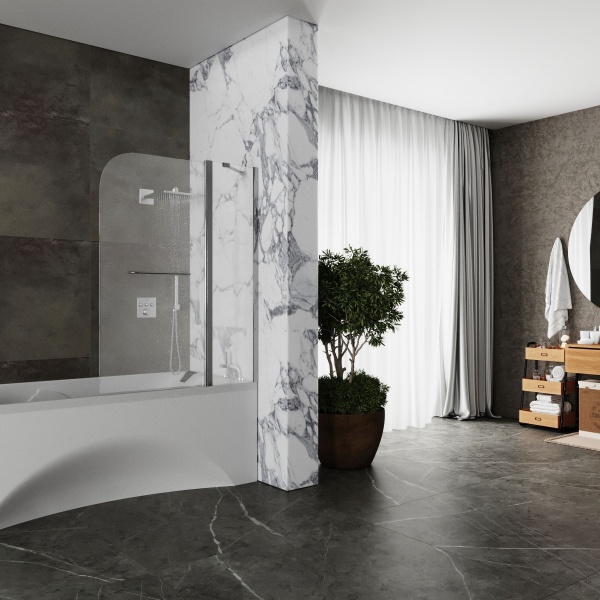 Душевая шторка RoxenBath Brimen 52010-120 (120*140)