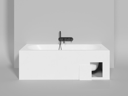 Ванна встраиваемая Salini ORNELLA KIT 180x80 покраска по RAL полностью, S-Sense, матовый 102412MF