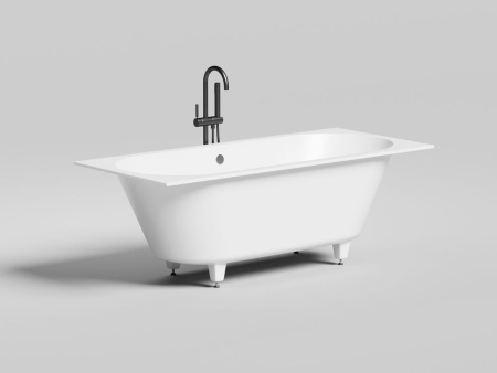 Ванна встраиваемая Salini ORNELLA AXIS 180x80 покраска по RAL полностью, S-Stone, матовый 103421MF