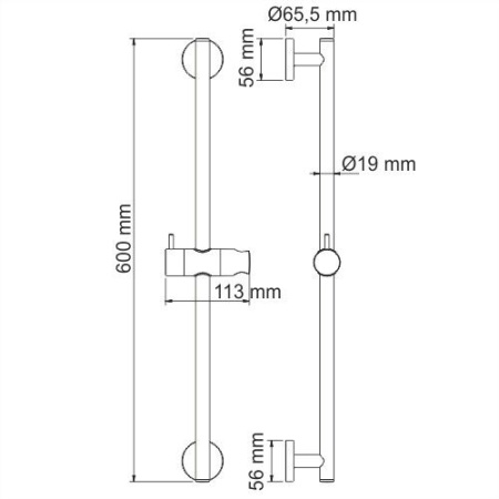 Стойка для душа WasserKRAFT A122