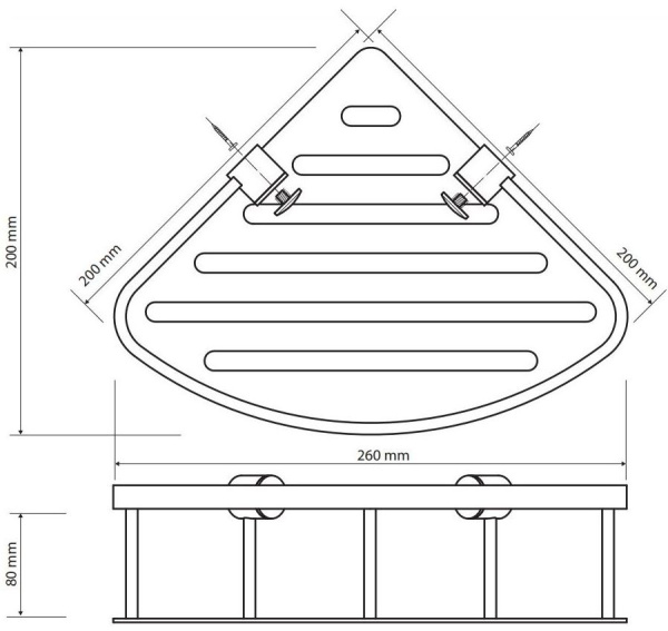 Мыльница для ванной Bemeta Cytro 146208072