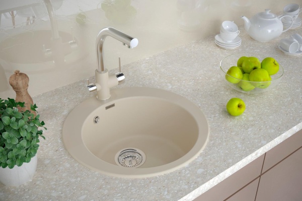 Мойка GELEGEN 50, IT-GRANIT, PM404800-BE, бежевый, D475 мм, Paulmark