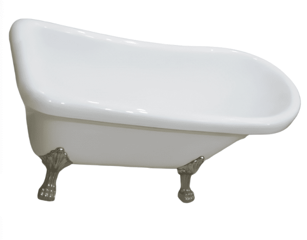 Ванна VITO 150 акриловая отдельностоящая Ceruttispa (1550x740x750) на львиных алюминиевых лапах (хром)