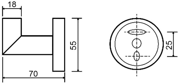 Крючок для полотенец Bemeta Omega 104206022