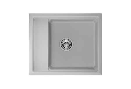 Мойка для кухни Granula Kitchen Space 6004 арктик, 60х51 см, прямоугольная