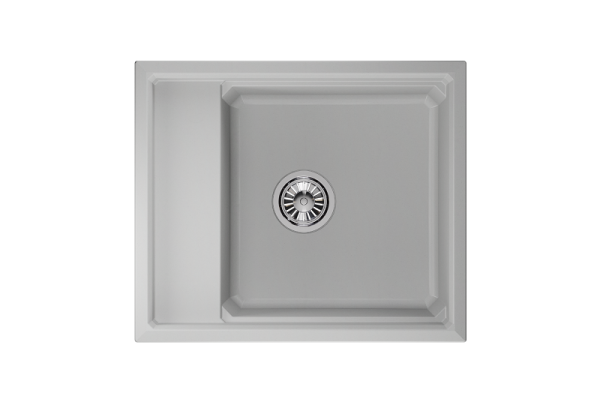 Мойка для кухни Granula Kitchen Space 6004 арктик, 60х51 см, прямоугольная