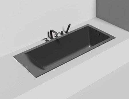 Ванна встраиваемая Salini CASCATA 170x75, S-Sense, глянцевый белый 104113G